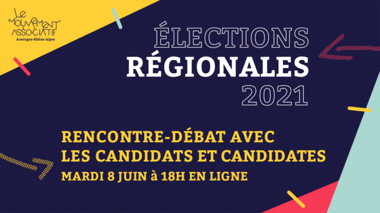 Elections régionales RENCONTRE-DÉBAT avec les candidats et les candidates AuRA