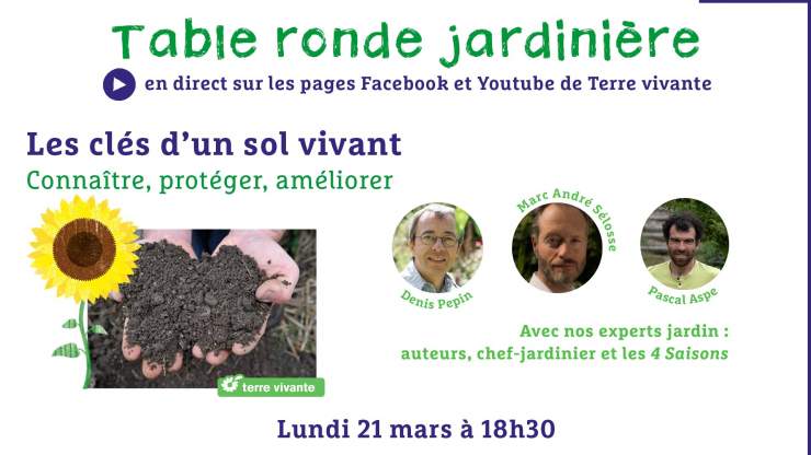 Les clés d'un sol vivant - Table ronde jardinière