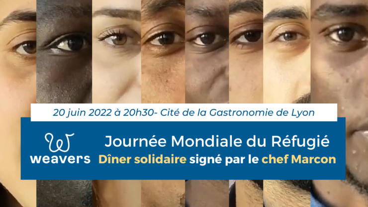 Dîner solidaire signé par le chef Régis Marcon en faveur des réfugiés - Lyon (69)