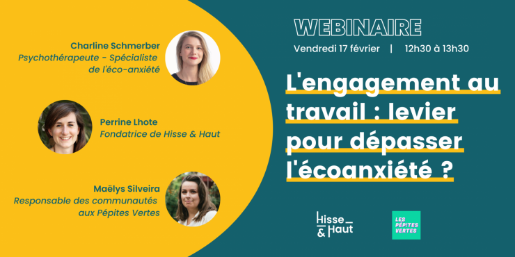 WEBINAIRE // L'engagement au travail : levier pour dépasser l'écoanxiété ?