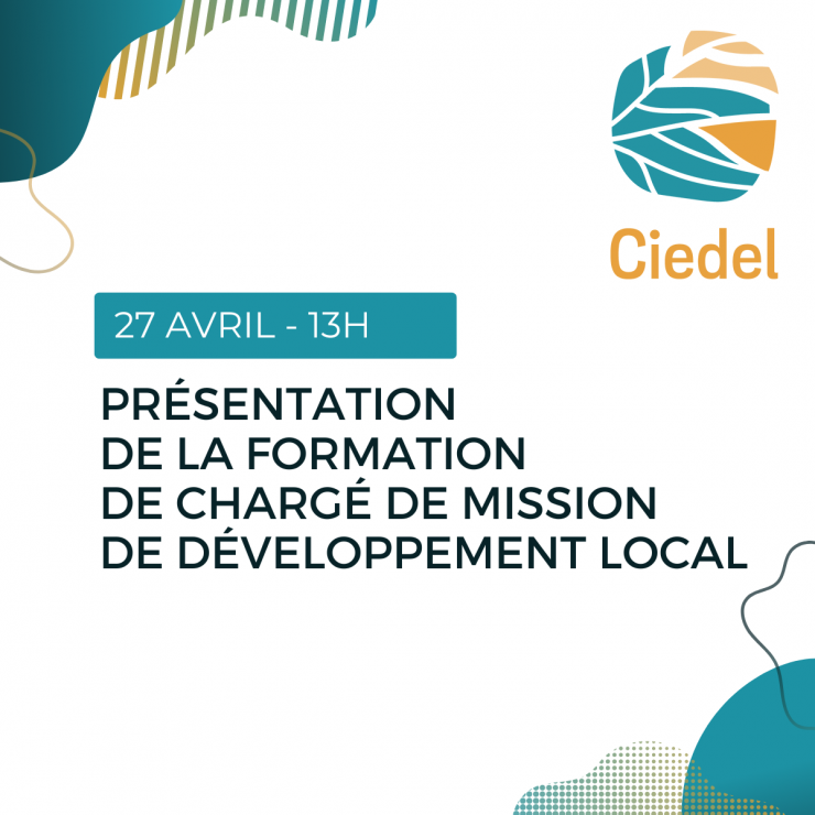 Visuel présentation formation chargé de mission de développement local