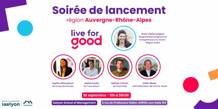 Soirée de lancement - Région AURA - Live for Good