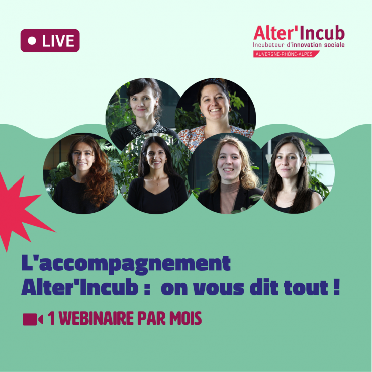 Webinaire d'information - Vous portez un projet engagé ? Faites-vous accompagner pour le développer !  Webinaire pour entreprendre autrement, portrait des consultantes
