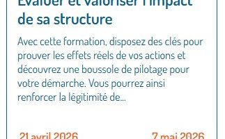 [💥Formation] Évaluer et valoriser l’impact de sa structure