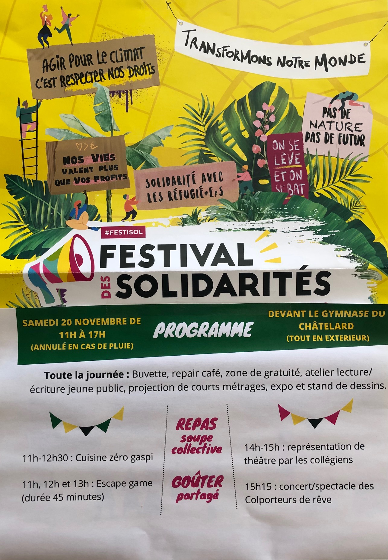 Journée d’animation « inégalités sociales et pauvreté » – Le Châtelard (73)