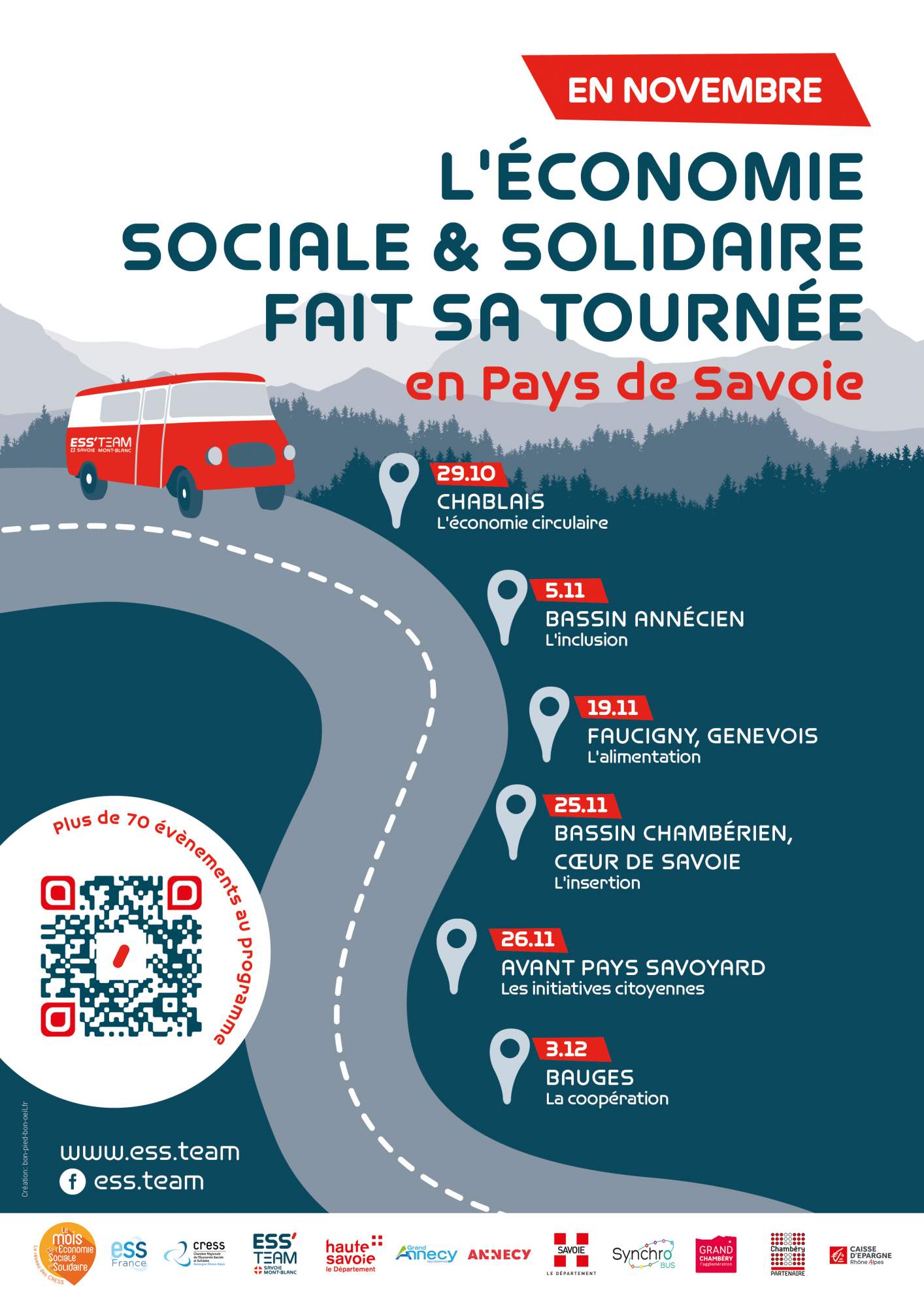 Le Mois de l&rsquo;ESS en Savoie et Haute-Savoie – Plus de 70 évènements au programme