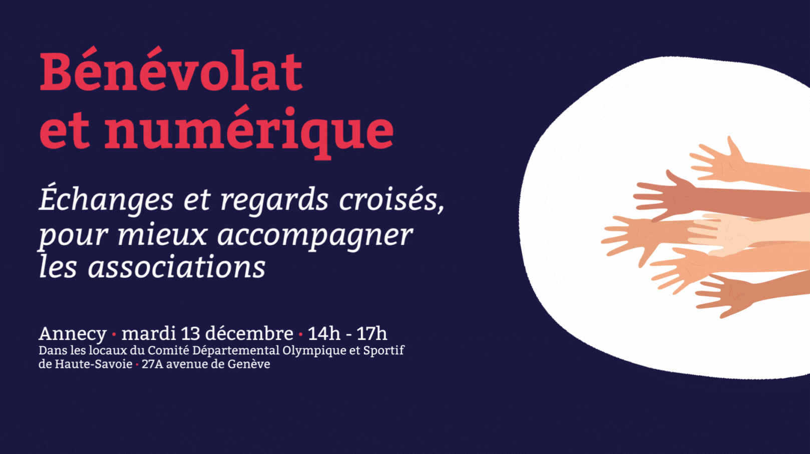 Annecy – échanges et regards croisés pour mieux accompagner les associations sur le numérique et le bénévolat