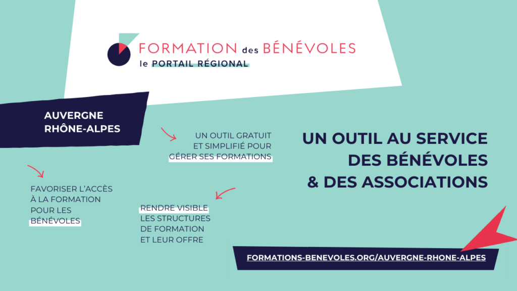 Un site internet qui recense les formations pour les bénévoles en Auvergne-Rhône-Alpes
