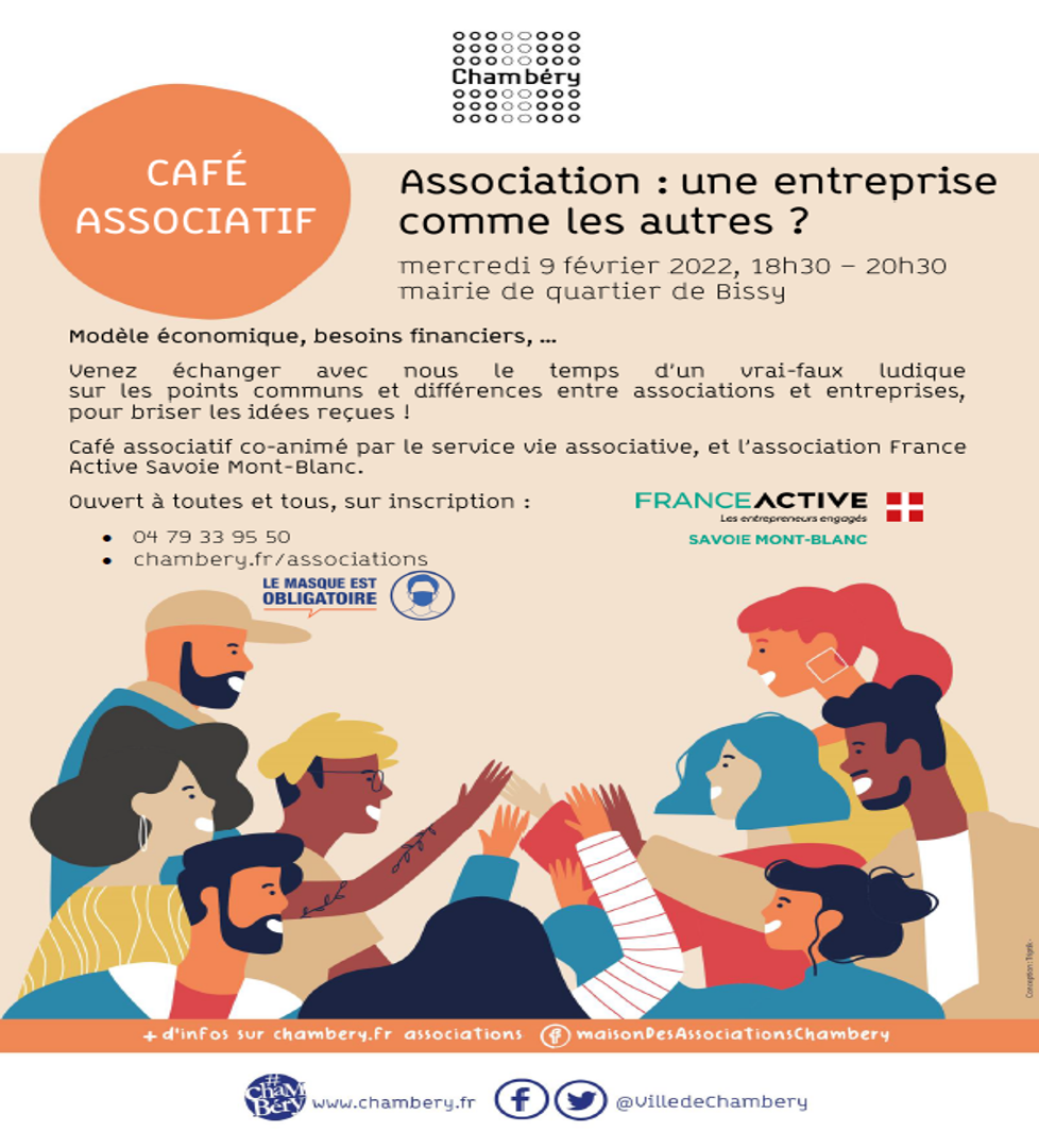Café associatif : association, une entreprise comme une autre? – Chambéry (73)