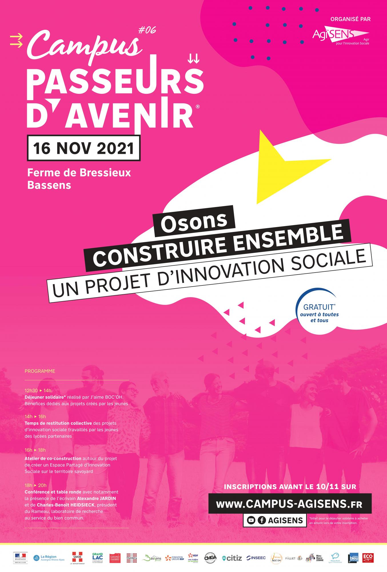 6ème édition du Campus Passeurs d&rsquo;Avenir AgiSens – Bassens (73)