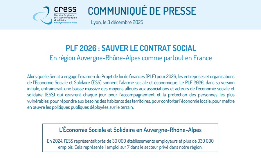 PLF 2026 : SAUVER LE CONTRAT SOCIAL