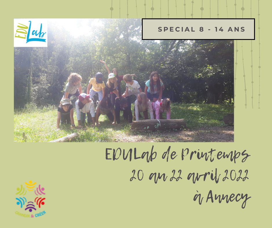 Stage EDULab Printemps – Annecy (74)