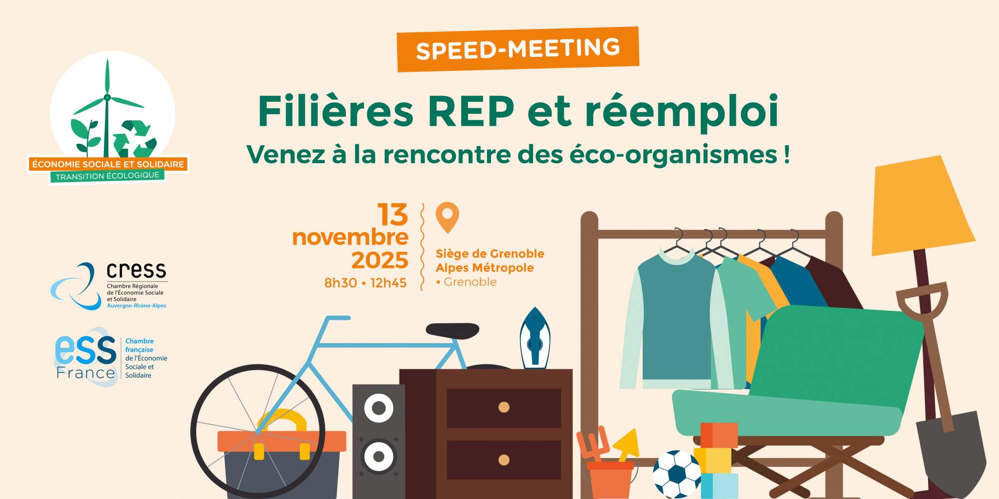 Speed-meetings éco-organismes – Grenoble – 13 novembre