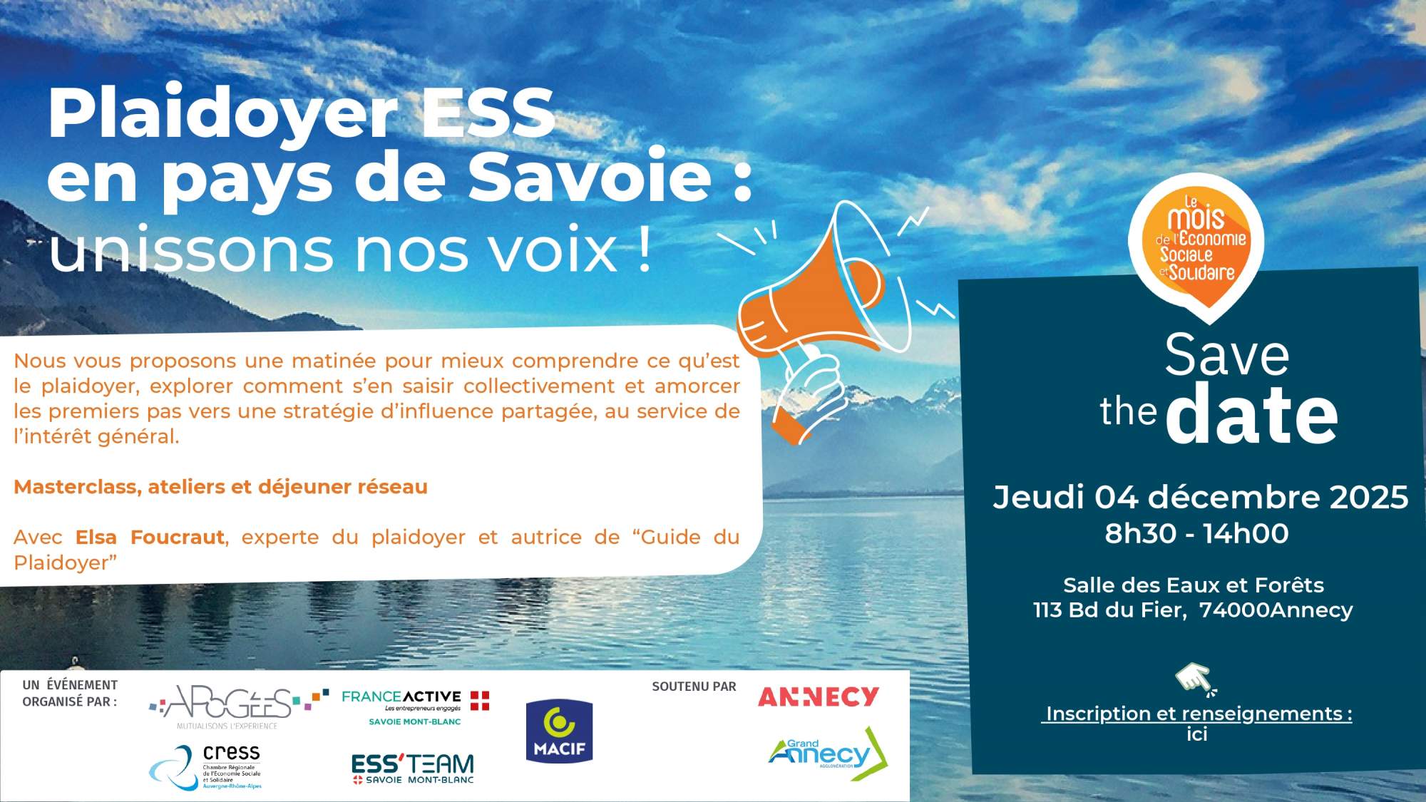 Plaidoyer ESS : unissons nos voix !