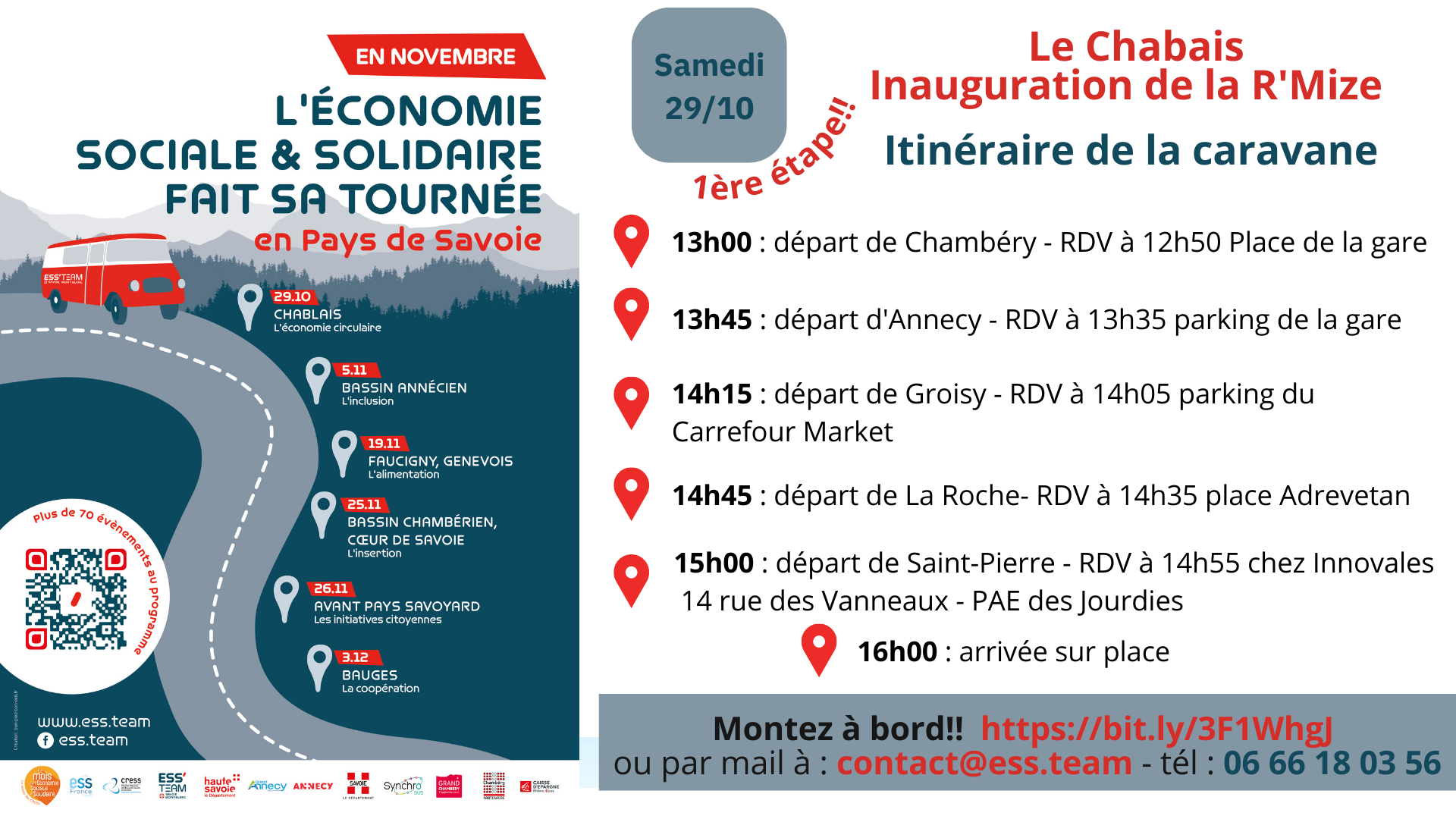 Tournée de l&rsquo;ESS : Inauguration du pôle ressourcerie du Chablais La R&rsquo;Mize