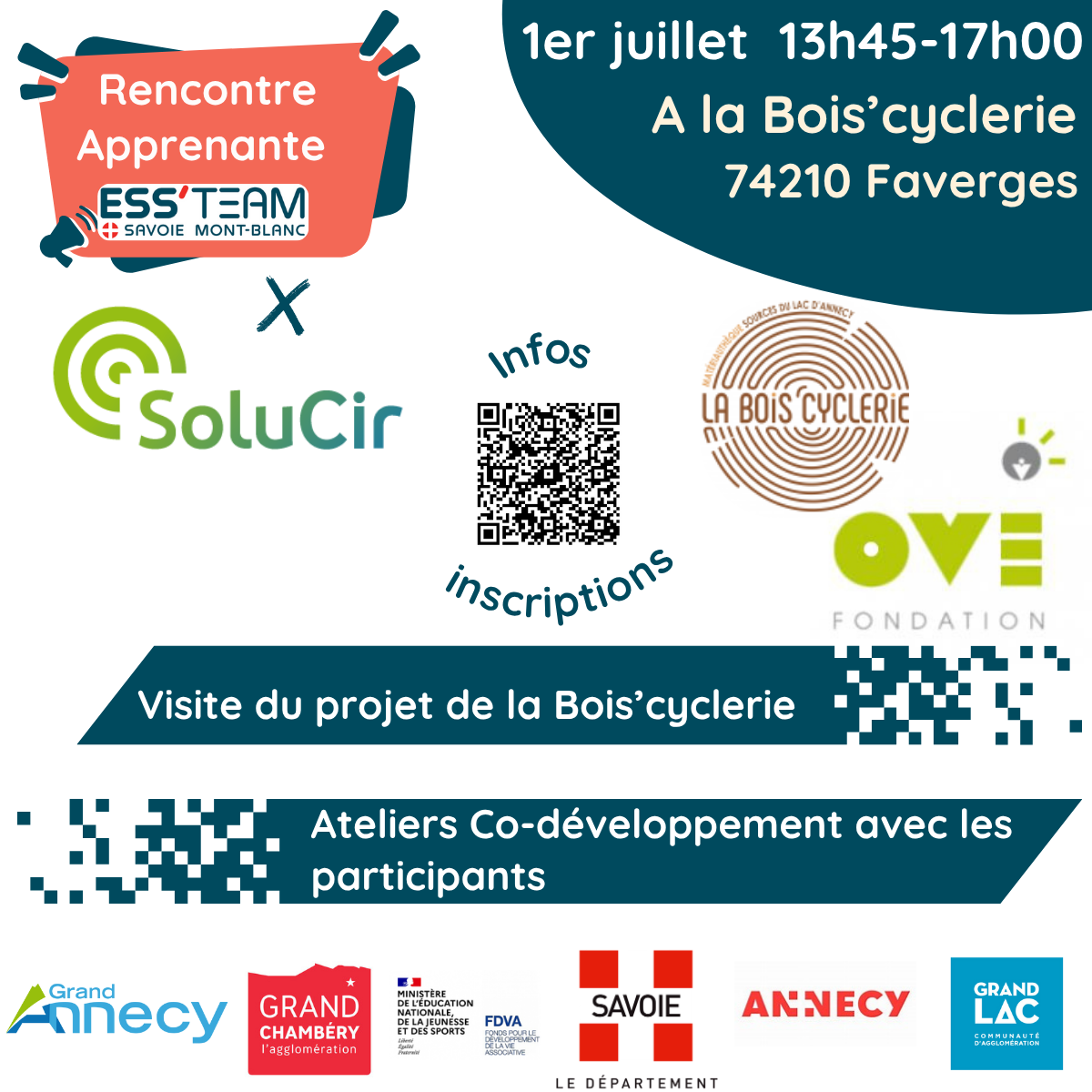 Rencontre Apprenante ESS TEAM à La Bois&rsquo;cyclerie