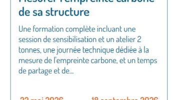 [🌱Formation] Mesurer l’empreinte carbone de sa structure