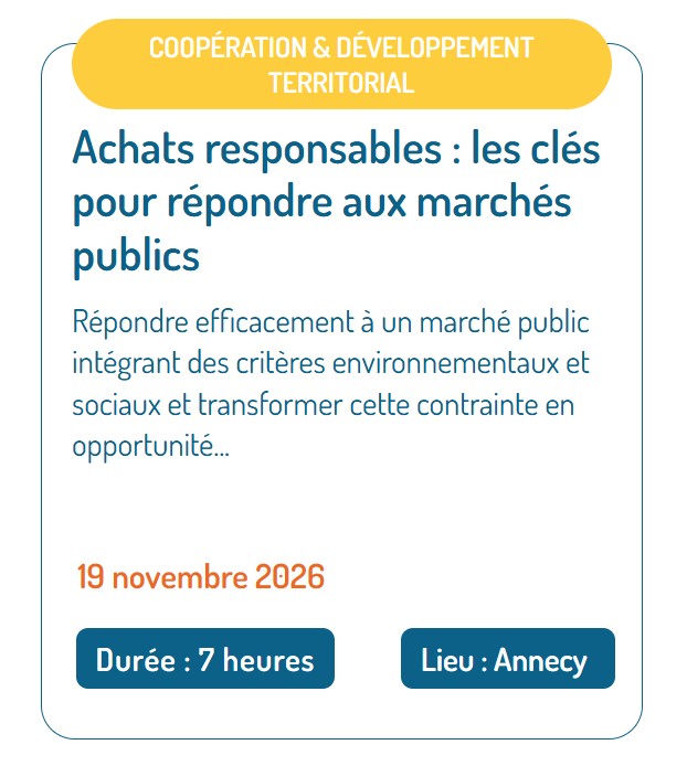 [📝Formation] Achats responsables : les clés pour répondre aux marchés publics